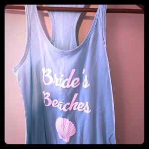 Bride’s Beaches bachelorette tank top